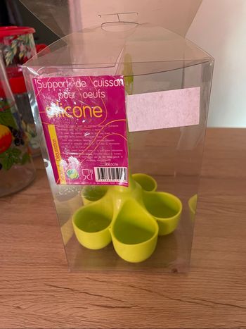 Support cuisson silcone pour oeuf