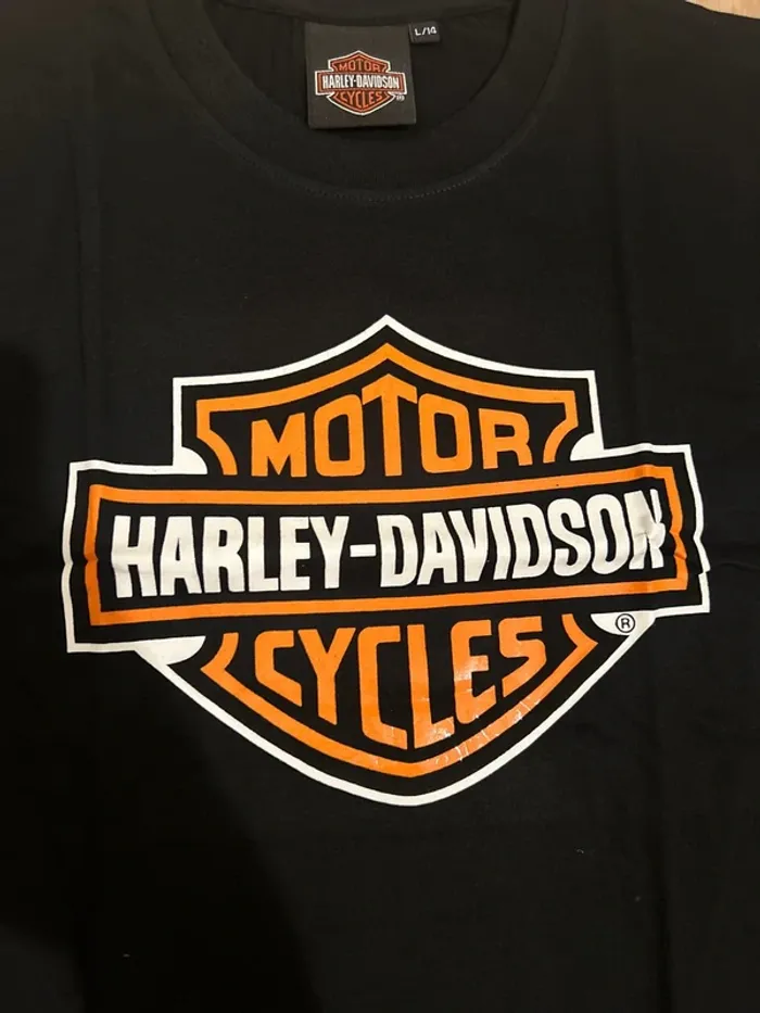 T-shirt Harley Davidson noir 14ans - photo numéro 2