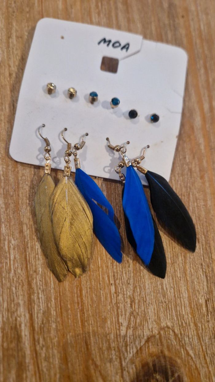 Lot boucle d'oreille neuf