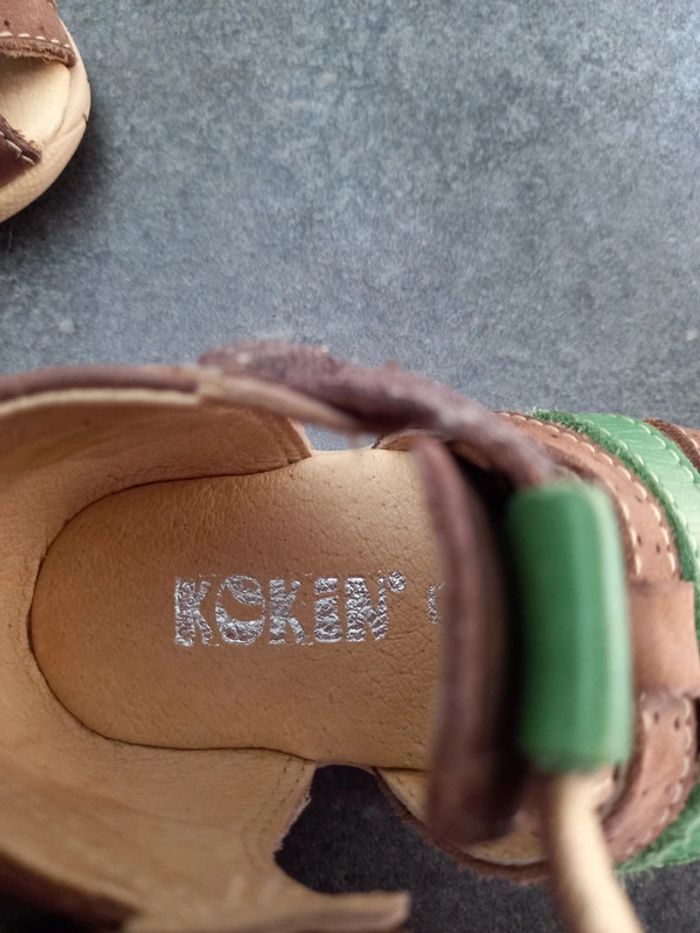 Sandalettes montantes en cuir - photo numéro 9