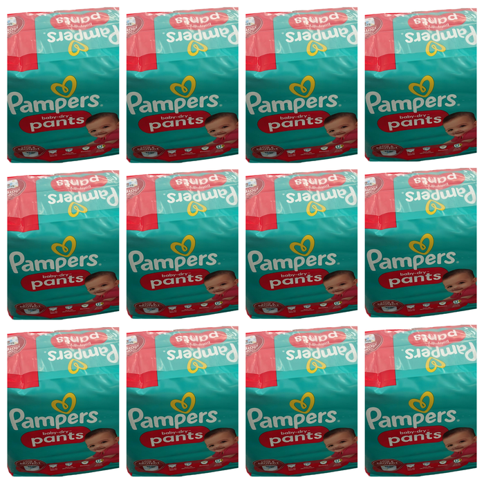 Lot de 384 Couches Pampers Baby dry Pants 6-11 kg Taille 3 Neuf