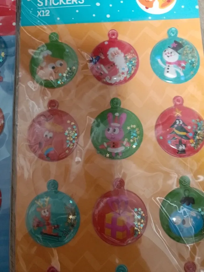 Lot de 24 stickers noël - photo numéro 6