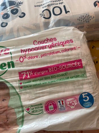 Lot couches tailles 5