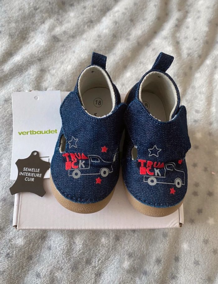 Chaussons / Chaussures souples T.18 vertbaudet - photo numéro 2
