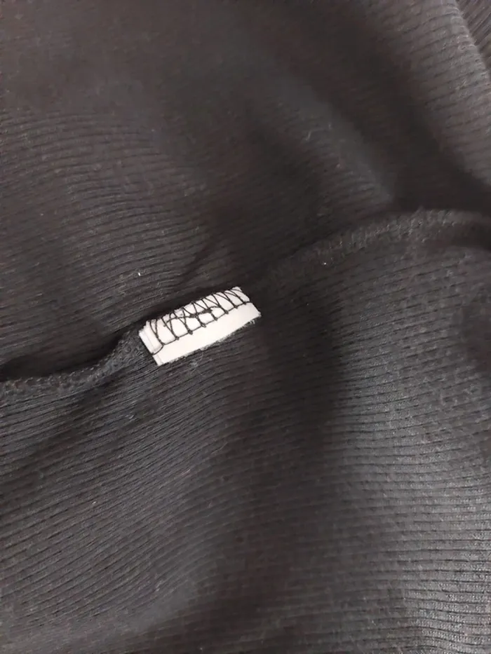Tee-shirt effet loose manches courtes côtelé - photo numéro 5