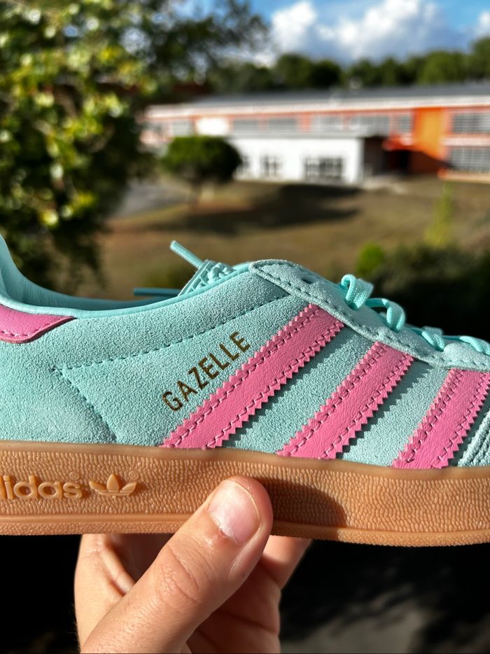 Adidas Gazelle Flash Aqua Turquoise Rose (36.5) - photo numéro 2