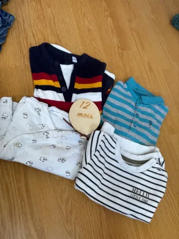 4 tee shirt manche longue/pull fin