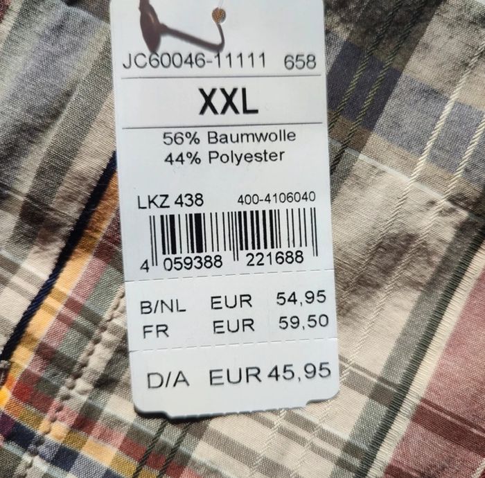 Chemise manches longues pour homme taille XXL, Jupiter - photo numéro 3