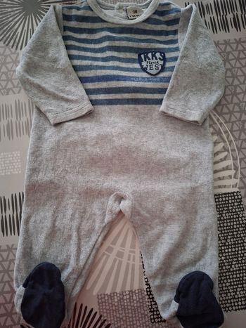 Pyjama velours IKKS 3 mois