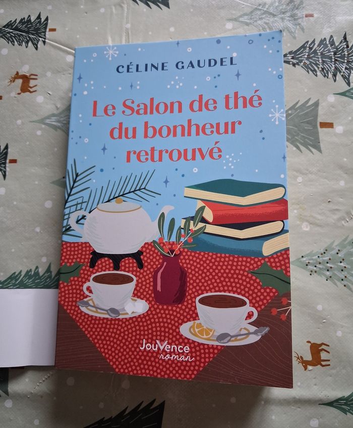 Livre " Le Salon de Thé du Bonheur Retrouvé " de Céline Gaudel 🐈🌾 - photo numéro 2