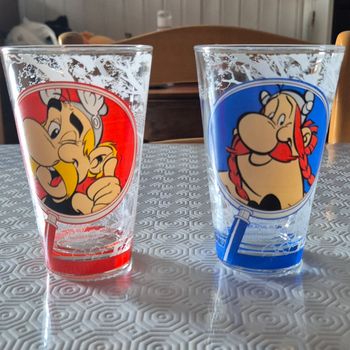 Verres Asterix et Obelix 