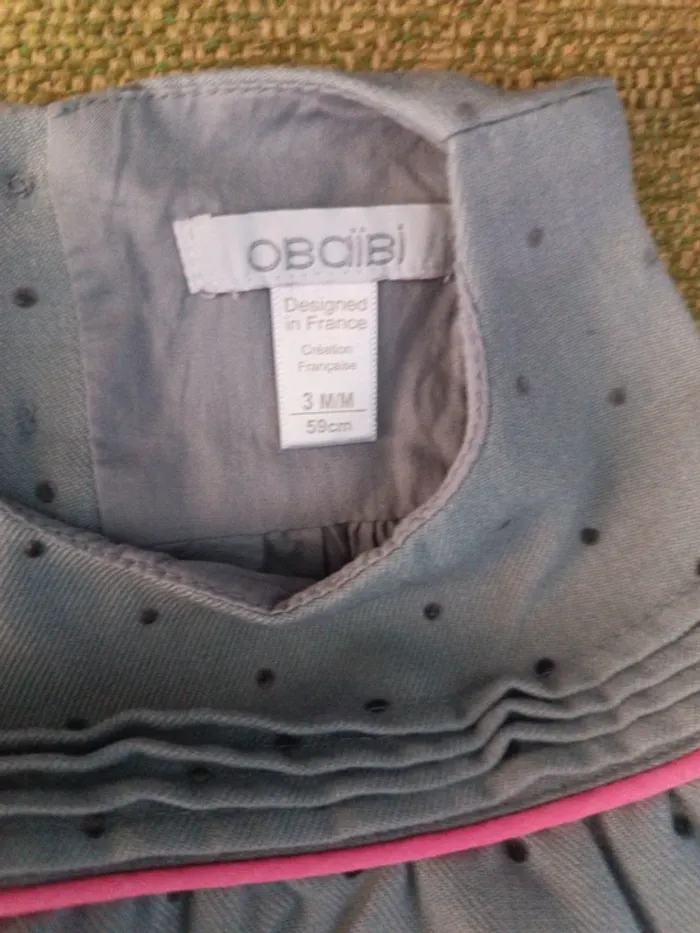 Robe chasuble grise Obaibi 3M - photo numéro 3