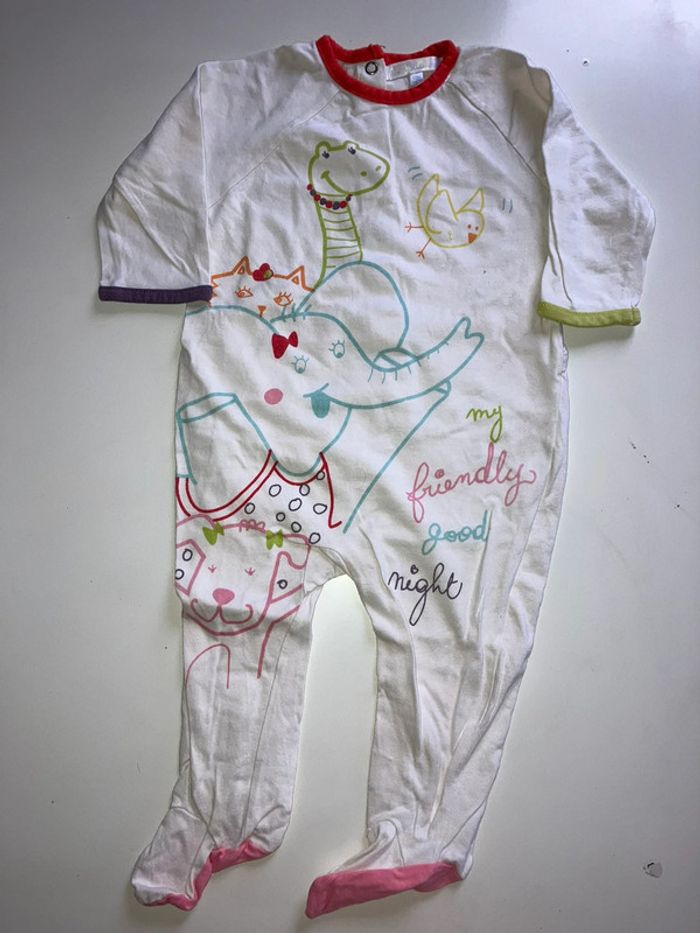 Lot de 4 pyjamas 12 mois Kiabi - photo numéro 3