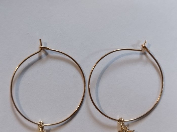 Créoles étoile pendante - photo numéro 3