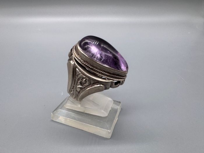 Bague en pierre améthyste - photo numéro 3