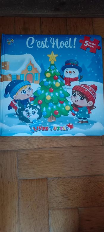 Livre puzzle noël