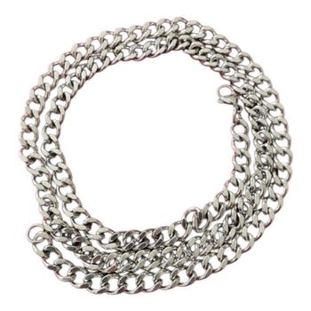 Collier en maille acier inoxydable – Neuf, jamais porté