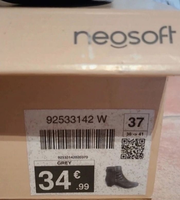 Superbe bottine neosoft neuve pointure 37 - photo numéro 10