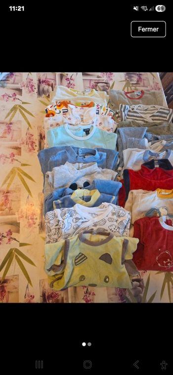 Pyjama garçons 3 mois