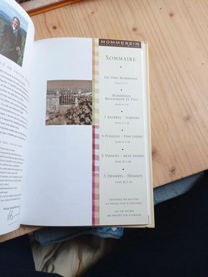 Livre mommessin restaurant et vins - photo numéro 4