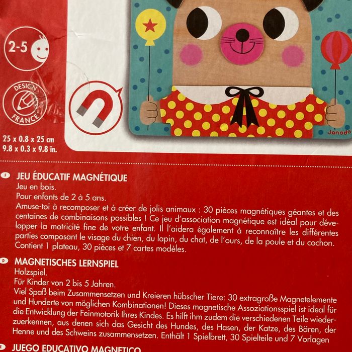 Jeux éducatifs magnétique janod - photo numéro 8