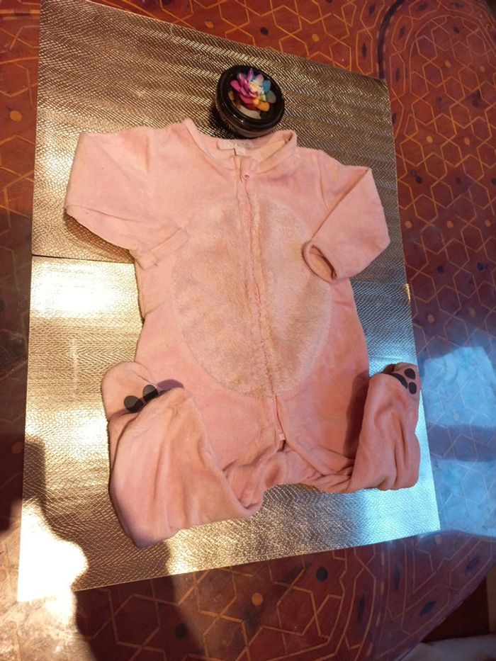 Pyjama a zip pratique et chaud 9 mois