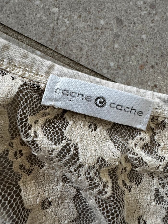 T-shirt à manches longues cache cache, très bon état, taille 4 (L) - photo numéro 3