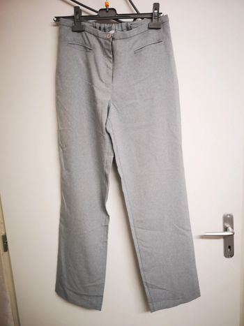 Pantalon classe gris tailleur 42