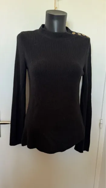 Pull noir Mango S