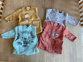 Lot de 4 pyjamas - 3 mois Kiabi
