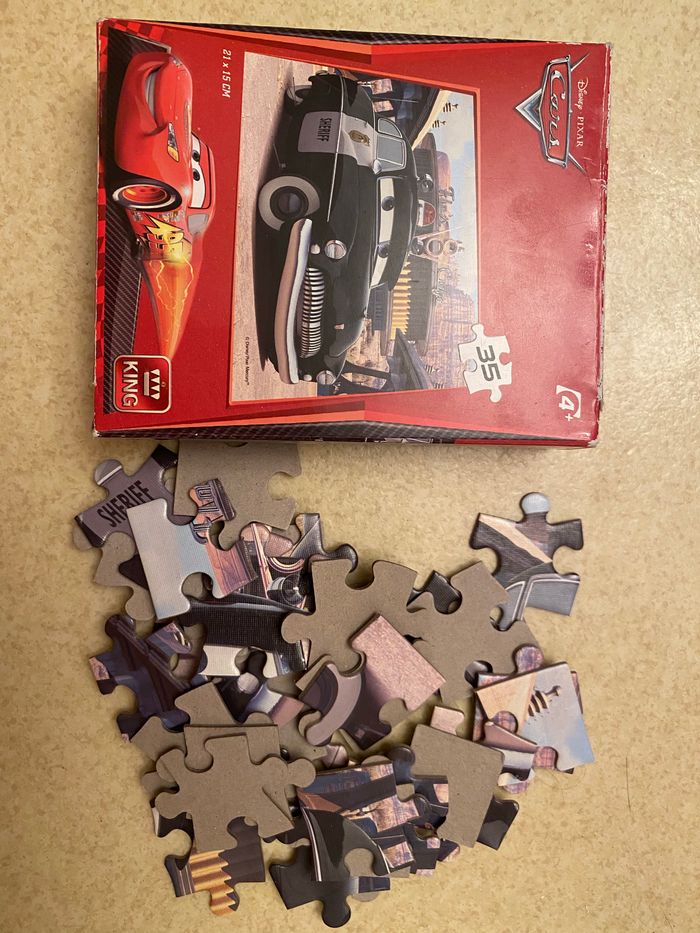 Puzzle pixaCars 35 pièces taille 16x21cm