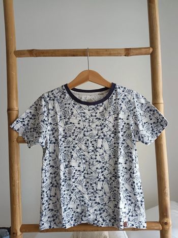 T-shirt blanc et marine Timberland 8 ans 126 cm