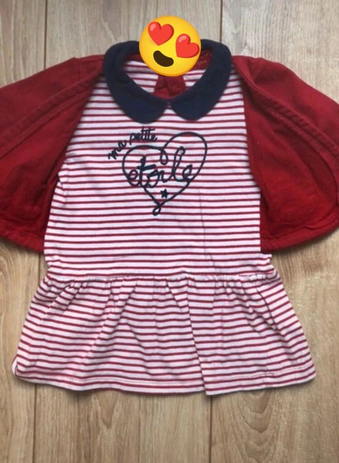 Robe 12mois Tissaia état neuf - photo numéro 3