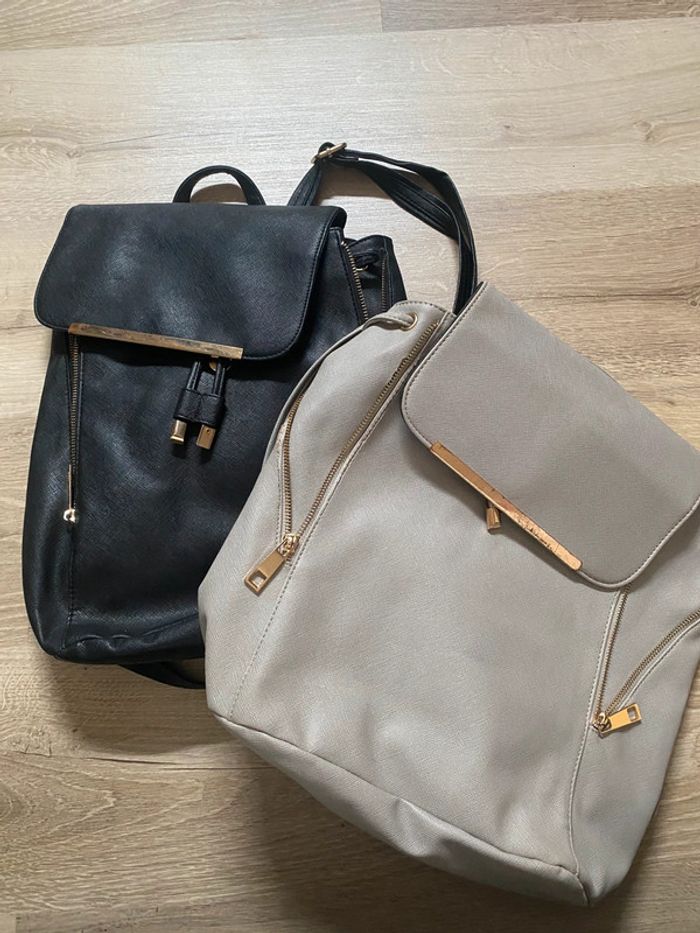 lot de deux sacs à dos, cool et stylé femme