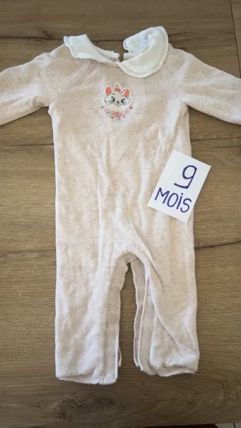 Combinaison semi épaisse 9 mois