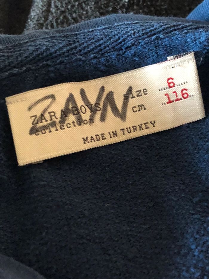 Gilet/veste à capuche garçon 6 ans Zara - photo numéro 4