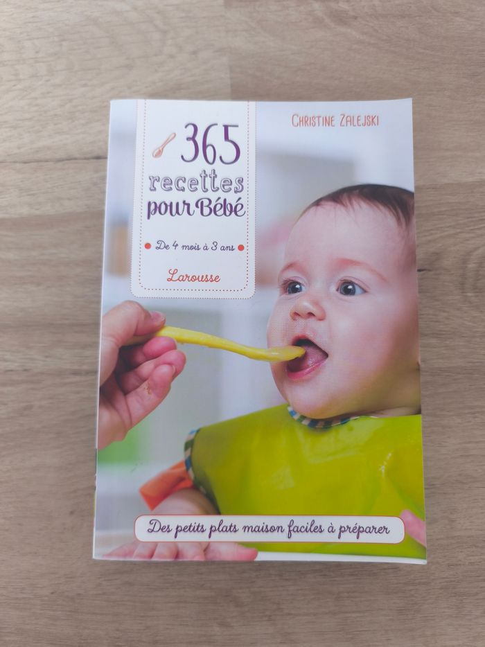 Livre Bébé enfant - 365 recettes  pour bébé