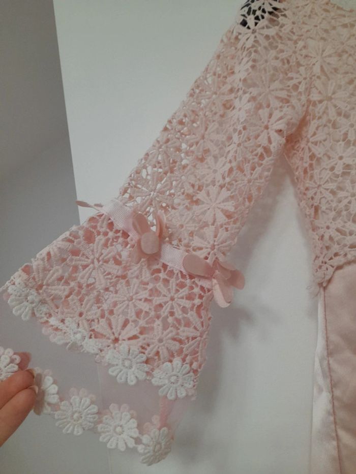 Robe de soirée rose fille - photo numéro 2