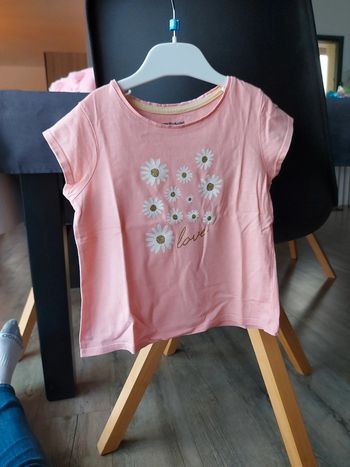 Tee-shirt manches courtes Vertbaudet 4 ans rose