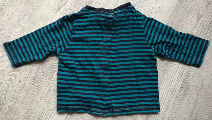Tee shirt rayé 6 mois Kitchoun - photo numéro 2
