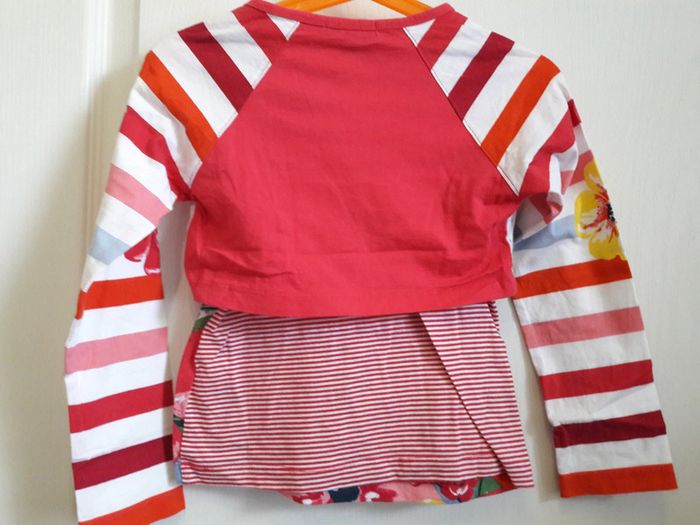 Twinset floral Catimini 5 ans - photo numéro 4