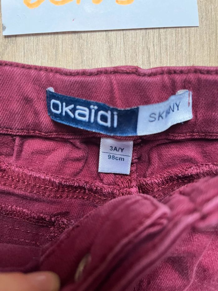Pantalon jean Okaïdi skinny 3 ans - photo numéro 4