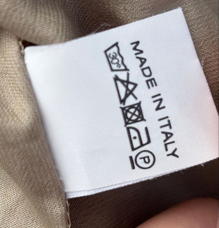 Tunique beige irisée à taille ceinturée • Cocomenthe • T36 - photo numéro 8