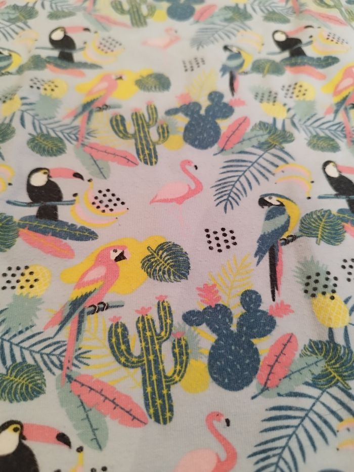 Couche plate motif tropical - photo numéro 3