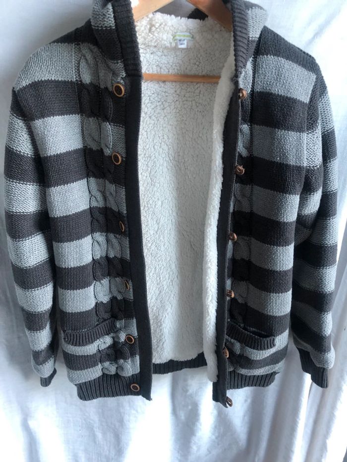 #blouson #veste #vestetricot #peluche #vertbaudet #14ans