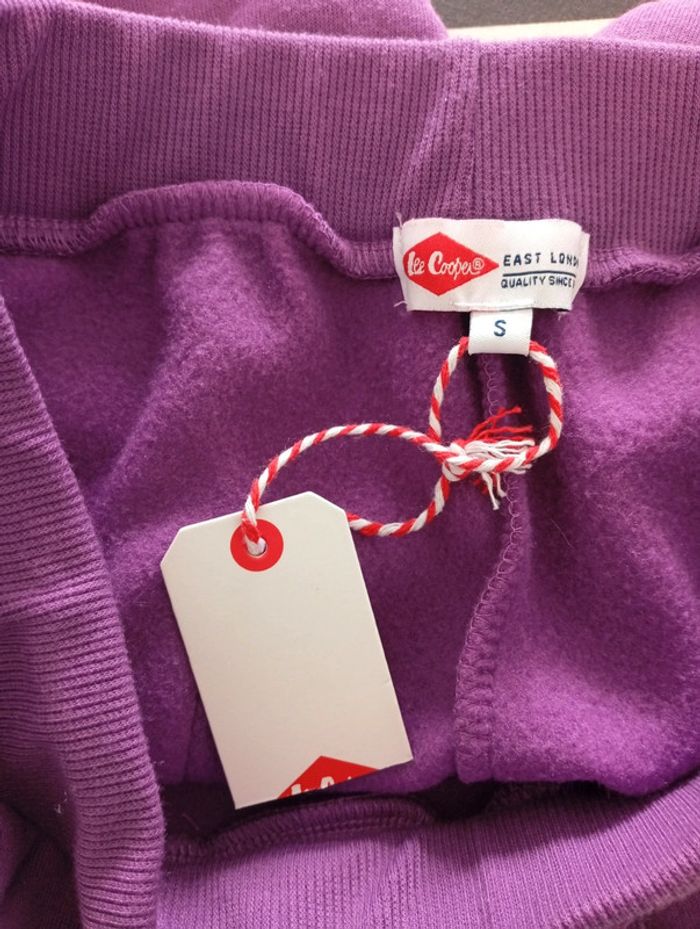 Jogging violet neuf Lee Cooper taille S - photo numéro 4