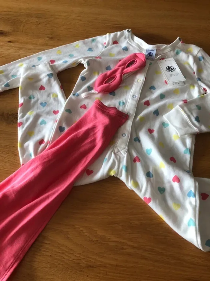 Pyjama cœurs déguisement Petit Bateau 3 ans - photo numéro 3
