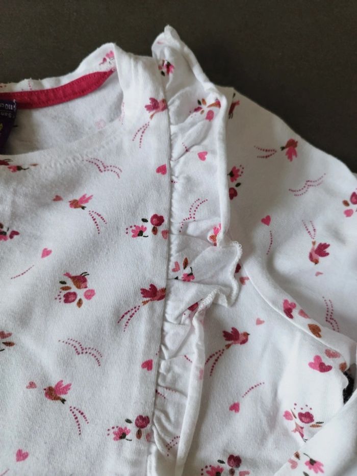 Haut manches longues détail volants - photo numéro 2