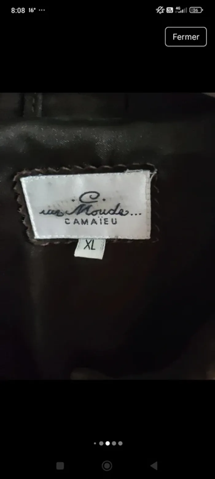 Veste croûte de cuire - photo numéro 5