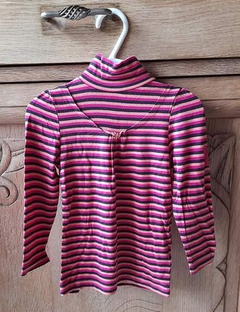 Lot de 4 t-shirts longues manches fille 86